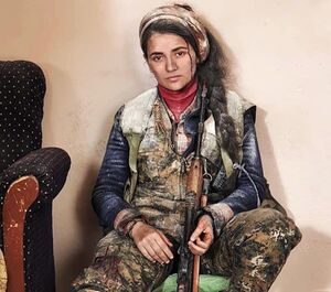 صورة للممثلة الكردية نچبير